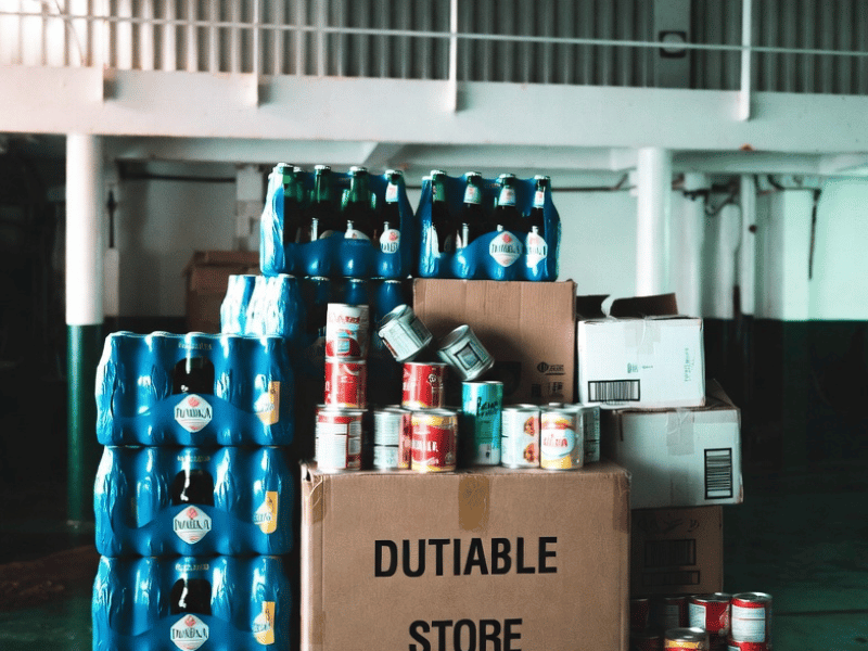 Bonded Stores Supply Main Display