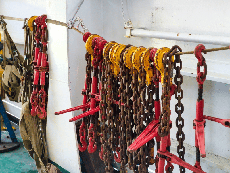 Lashing & Cargo Securing Equipment Main Display